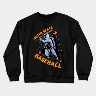 Outer Space Baseball Crewneck Sweatshirt